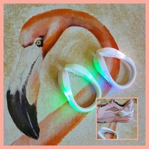 3/$25 LED Flash Shoe Safety Clip Lights for Runners Night Running Gear Light Up